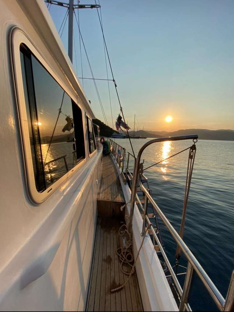 Guletin bordadan manzarası